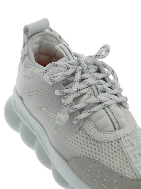 scarpe versace uomo chain|Versace sneakers white label.